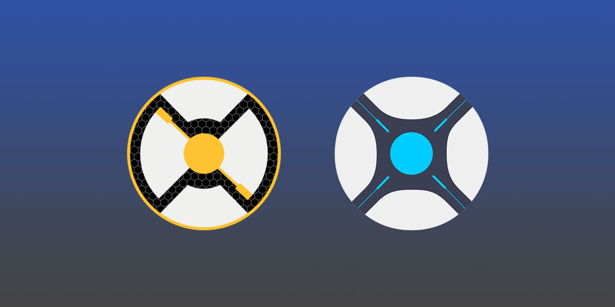 Radarr and Sonarr logos